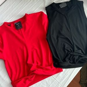 Myprotein workout gym crop tops set x2 size xs (US2)